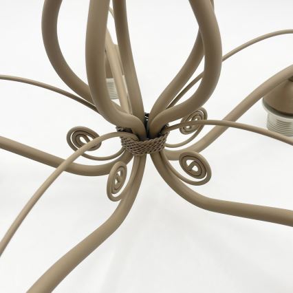 Brilagi - Aufgesetzte Deckenleuchte ANTICO MODERN 5xE27/60W/230V beige
