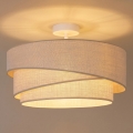 Brilagi - Aufgesetzte Deckenleuchte ARROW 1xE27/60W/230V Ø 45 cm beige