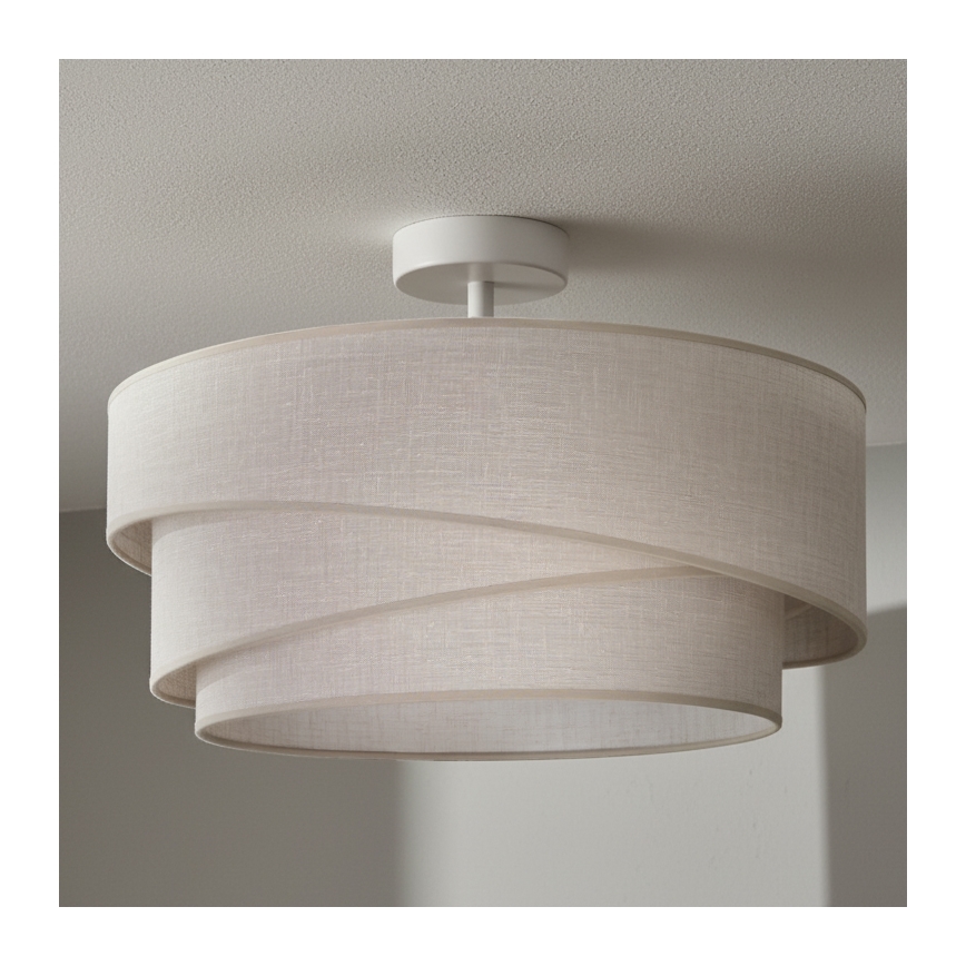 Brilagi - Aufgesetzte Deckenleuchte ARROW 1xE27/60W/230V Ø 45 cm beige