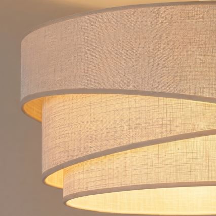 Brilagi - Aufgesetzte Deckenleuchte ARROW 1xE27/60W/230V Ø 45 cm beige