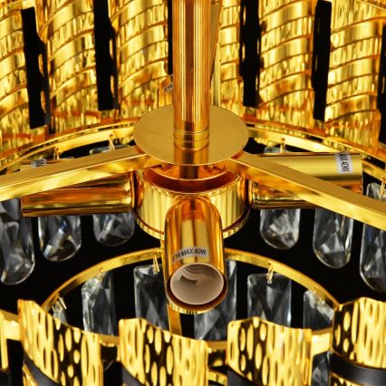 Brilagi - Aufgesetzte Deckenleuchte CRISTAL 5xE14/40W/230V, Ø 38 cm