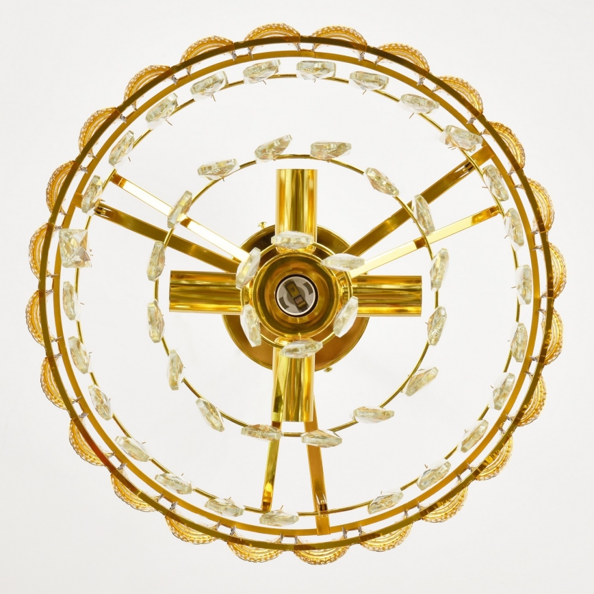 Brilagi - Aufgesetzte Deckenleuchte CRISTAL 5xE14/40W/230V, Ø 38 cm