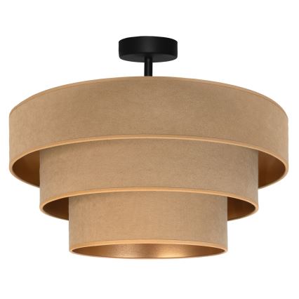Brilagi - Aufgesetzte Deckenleuchte LUNETA 1xE27/60W/230V Ø 40 cm beige/gold