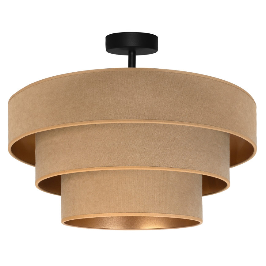 Brilagi - Aufgesetzte Deckenleuchte LUNETA 1xE27/60W/230V Ø 40 cm beige/gold