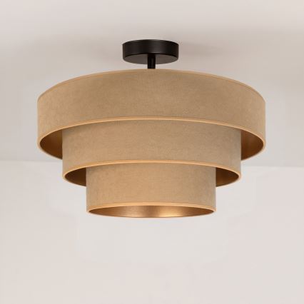 Brilagi - Aufgesetzte Deckenleuchte LUNETA 1xE27/60W/230V Ø 40 cm beige/gold