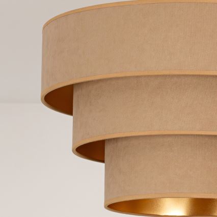 Brilagi - Aufgesetzte Deckenleuchte LUNETA 1xE27/60W/230V Ø 40 cm beige/gold