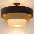 Brilagi - Aufgesetzte Deckenleuchte LUNETA, 1xE27/60W/230V, Ø 40 cm, braun/beige/creme