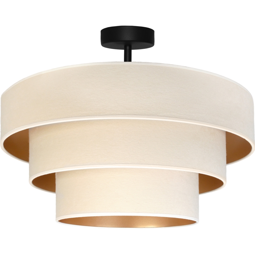 Brilagi - Aufgesetzte Deckenleuchte LUNETA 1xE27/60W/230V Ø 40 cm Creme/Gold