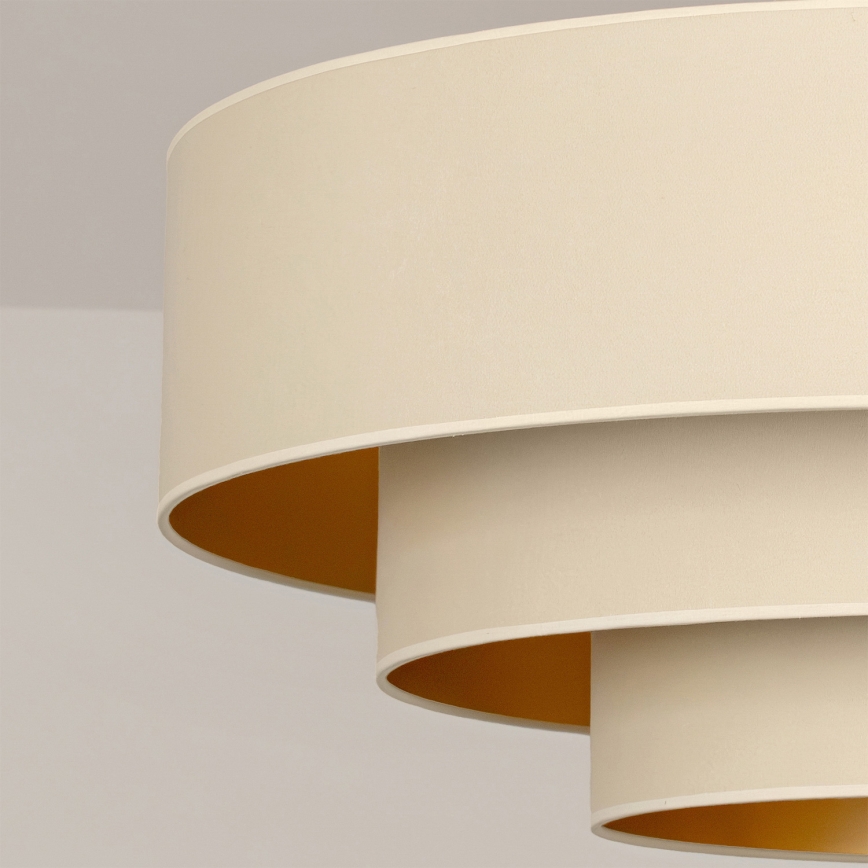 Brilagi - Aufgesetzte Deckenleuchte LUNETA 1xE27/60W/230V Ø 40 cm Creme/Gold