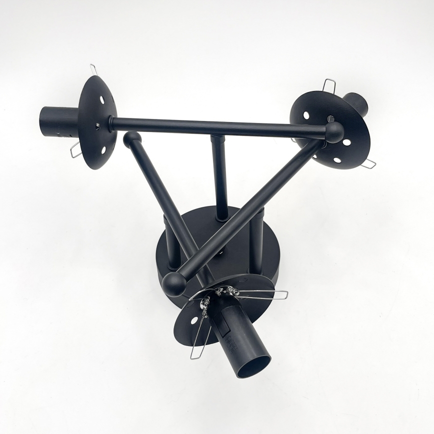 Brilagi - Aufgesetzte Deckenleuchte MALIVA 3xE14/15W/230V schwarz/weiß