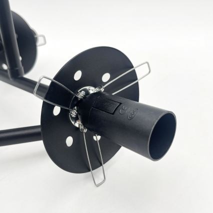 Brilagi - Aufgesetzte Deckenleuchte MALIVA 3xE14/15W/230V schwarz/weiß