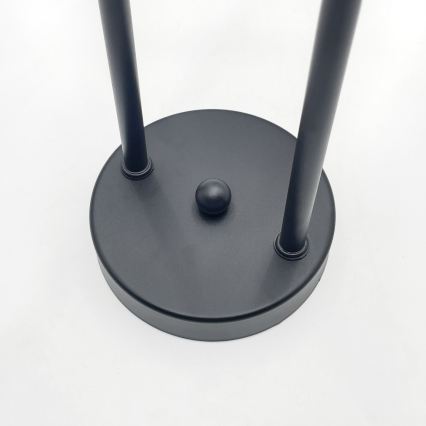 Brilagi - Aufgesetzte Deckenleuchte MALIVA 4xE14/15W/230V schwarz/rauchglas