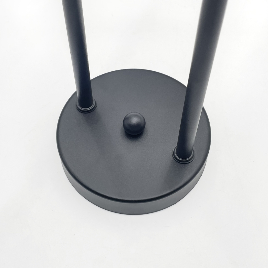 Brilagi - Aufgesetzte Deckenleuchte MALIVA 4xE14/15W/230V schwarz/rauchglas