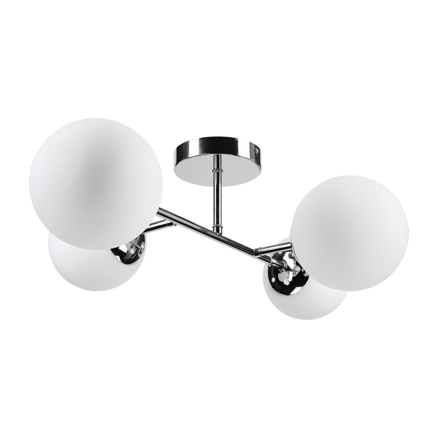 Brilagi - Aufgesetzte Deckenleuchte MALONY 4xE14/20W/230V glänzender Chrom