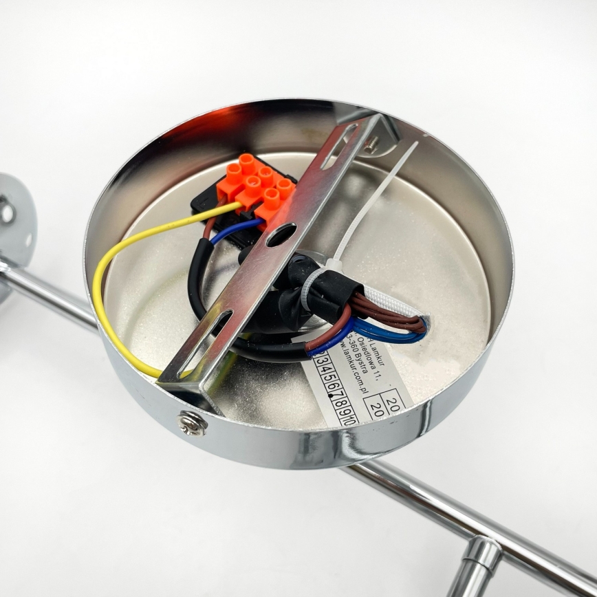 Brilagi - Aufgesetzte Deckenleuchte MALONY 4xE14/20W/230V glänzender Chrom