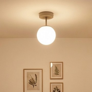 Brilagi - Aufgesetzte Deckenleuchte MILO ECRU 1xE27/60W/230V beige/gold