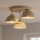 Brilagi - Aufgesetzte Deckenleuchte MOON 3xE27/60W/230V beige/gold