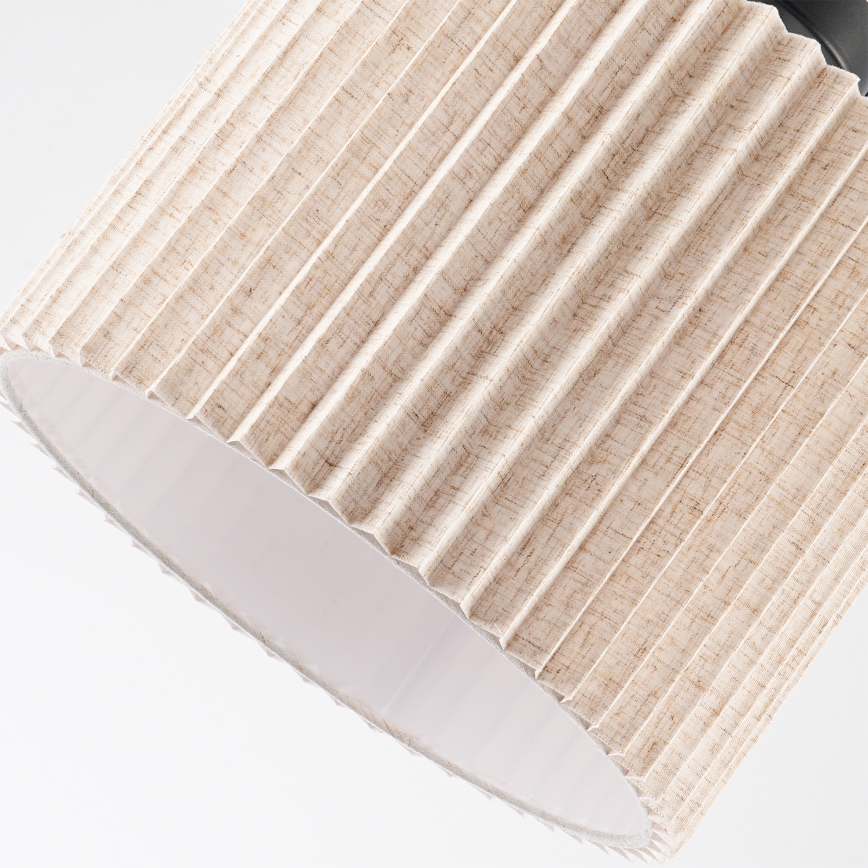 Brilagi - Aufgesetzte Deckenleuchte NORDIC WAVE 1xE27/15W/230V Ø 32 cm Leinen/Schwarz