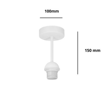 Brilagi - Aufgesetzte Deckenleuchte PARTY 1xE27/60W/230V Ø 10 cm weiß