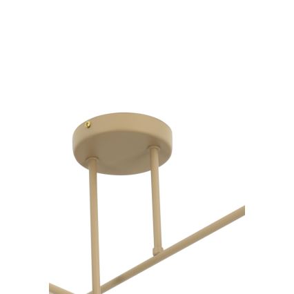 Brilagi - Aufgesetzte Deckenleuchte VIRGO 4xE14/40W/230V creme/gold