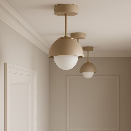 Brilagi - Aufgesetzter Deckenleuchter COSMO 1xE27/60W/230V beige/gold