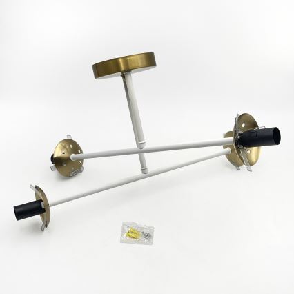 Brilagi - Aufgesetzter Kronleuchter MALIVA 4xE14/15W/230V gold/weiß