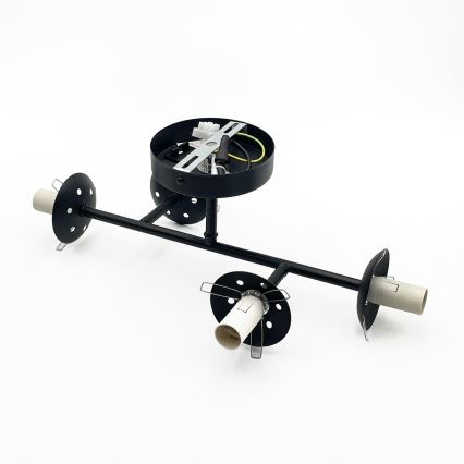 Brilagi - Aufgesetzter Kronleuchter MALONY 4xE14/20W/230V schwarz