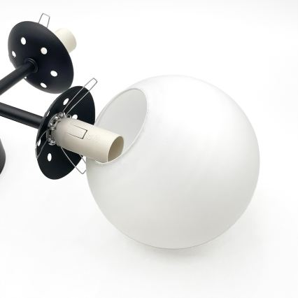 Brilagi - Aufgesetzter Kronleuchter MALONY 4xE14/20W/230V schwarz