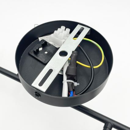 Brilagi - Aufgesetzter Kronleuchter MALONY 4xE14/20W/230V schwarz