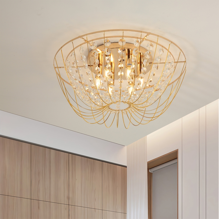 Brilagi - Aufgesetzter Kronleuchter VASTERAS 6xE14/40W/230V Ø 60 cm