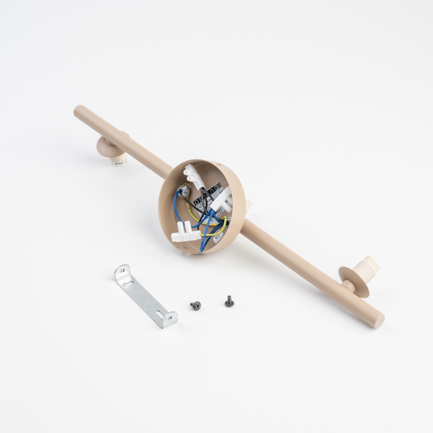 BRILAGI - Aufgesetzter Kronleuchter VULCANO 3xG9/8W/230V beige/rauchiges Beige