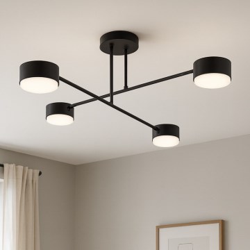 Brilagi - Aufputz-Deckenleuchte 4xGX53/12W/230V schwarz