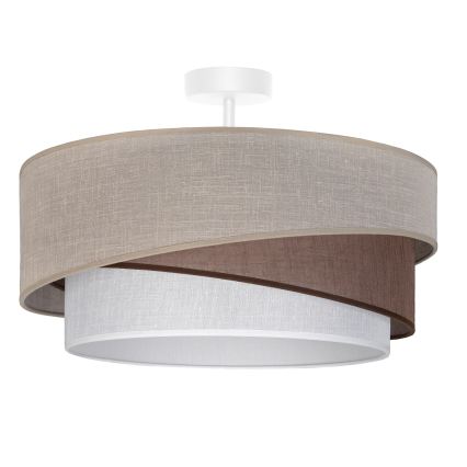 Brilagi - Aufputz-Deckenleuchte ARROW 1xE27/60W/230V Ø 45 cm beige/braun/weiß