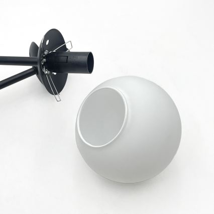 Brilagi - Aufputz-Deckenleuchte MALIVA 4xE14/15W/230V schwarz/weiß