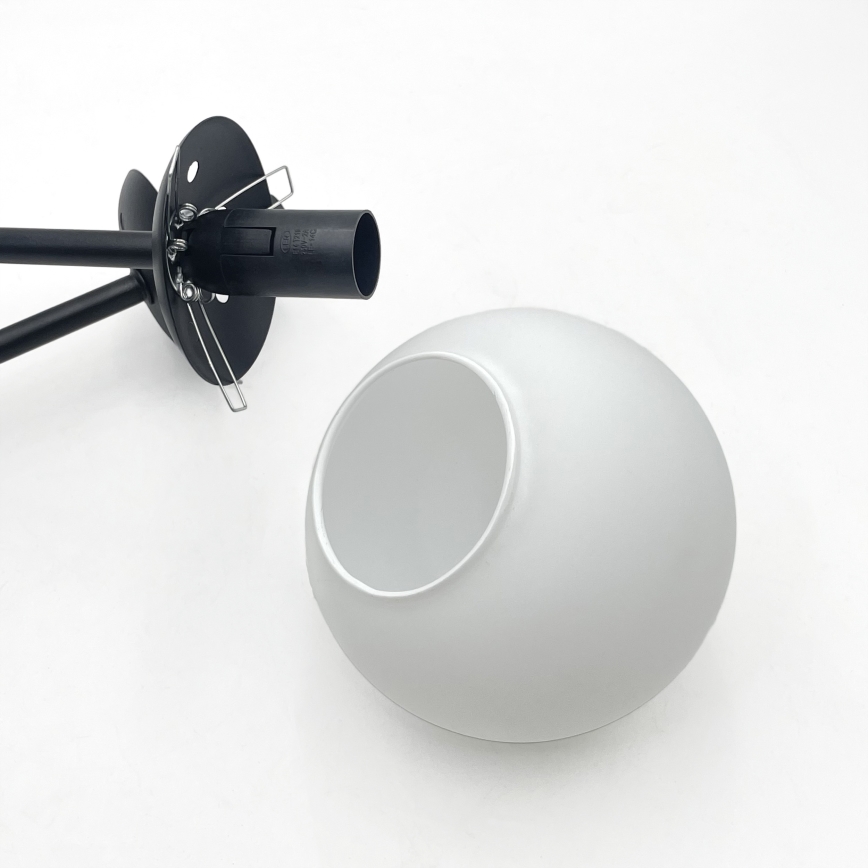 Brilagi - Aufputz-Deckenleuchte MALIVA 4xE14/15W/230V schwarz/weiß