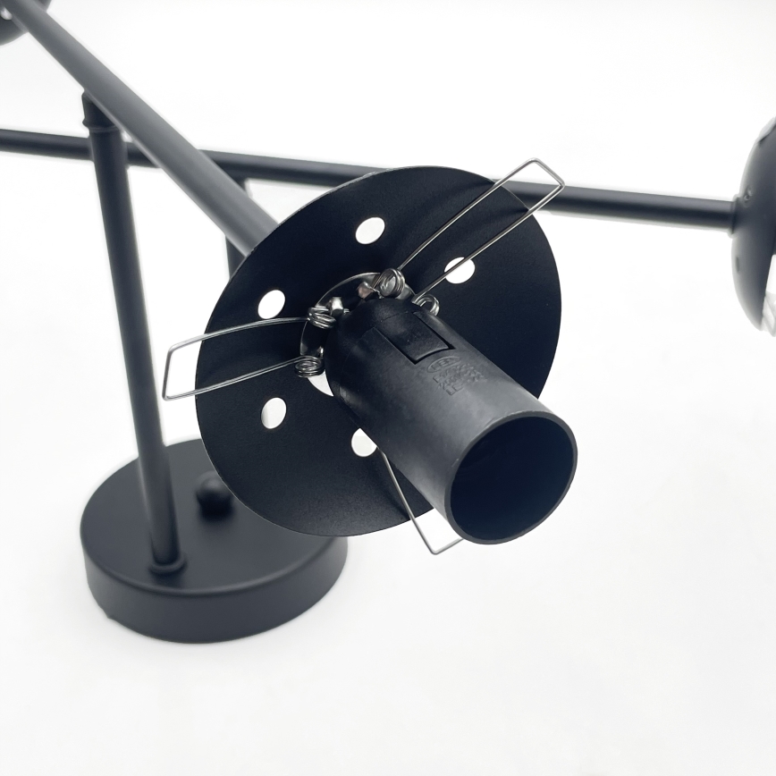 Brilagi - Aufputz-Deckenleuchte MALIVA 4xE14/15W/230V schwarz/weiß