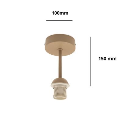 Brilagi - Aufputz-Deckenleuchte PARTY 1xE27/60W/230V Ø 10 cm beige