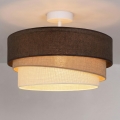 Brilagi - Aufputz-Deckenleuchte TRIO 1xE27/60W/230V Ø 40 cm braun/beige/weiß