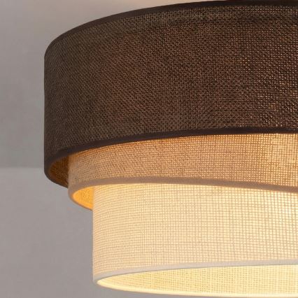 Brilagi - Aufputz-Deckenleuchte TRIO 1xE27/60W/230V Ø 40 cm braun/beige/weiß