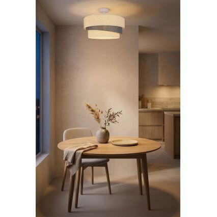 Brilagi - Aufputz-Deckenleuchte TRIO 1xE27/60W/230V Ø 40 cm creme/grau