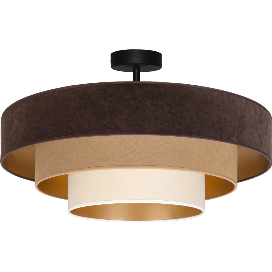 Brilagi - Aufputzleuchte LUNETA 3xE27/60W/230V pr. 80 cm braun/beige/creme