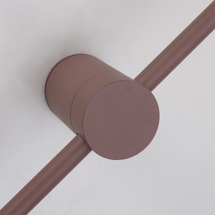 Brilagi - LED-Außenwandleuchte AURA LED/20W/230V 3000K IP54 97 cm braun CRI 90