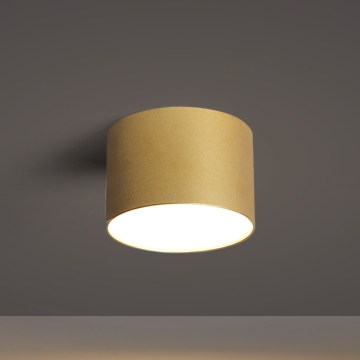 BRILAGI - Außen-Deckenleuchte FORIS LED/9W/230V Ø 9 cm goldfarben IP44