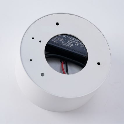 BRILAGI - Außen-Deckenleuchte FORIS LED/9W/230V Ø 9 cm weiß IP44