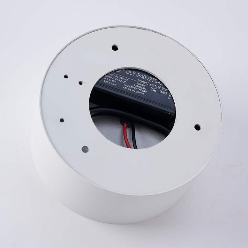 BRILAGI - Außen-Deckenleuchte FORIS LED/9W/230V Ø 9 cm weiß IP44