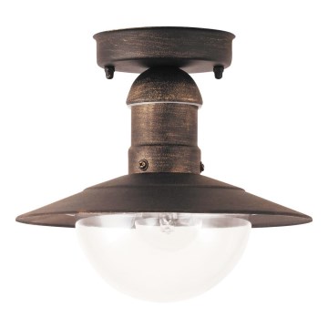 Brilagi - Außen-Deckenleuchte MOLDE 1xE27/60W IP44 Bronze/Patina