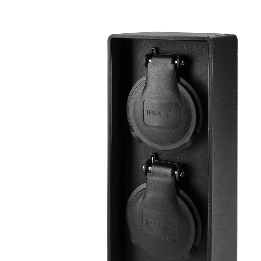 Brilagi - Außen-Steckdosensäule mit 2 Steckdosen, 230 V, IP44, SCHUKO