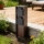 Brilagi - Außen-Steckdosensäule PILLAR 2-fach SCHUKO 230 V IP44 braun