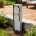 Brilagi - Außen-Steckdosensäule PILLAR 2× SCHUKO 230V IP44 silber