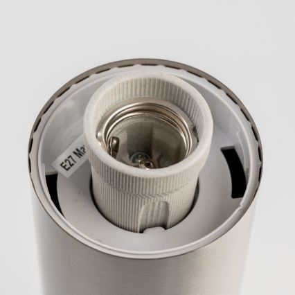 BRILAGI - Außenleuchte ELIA 1xE27/20W/230V IP44 100 cm matt-chrom